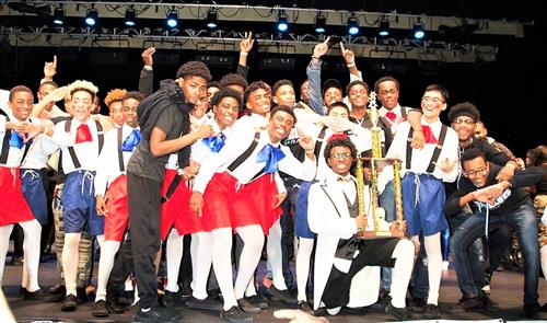 The WOHS Boys Step Team are 2019 Regional Champions. Photo: Youth Step USA