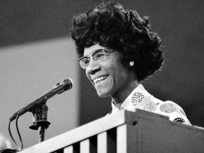 Shirley Chisholm was a notable politician who was the first black woman to run for president.